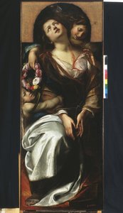 S:ta Cecilia med två änglar av Giulio Cesare Procaccini