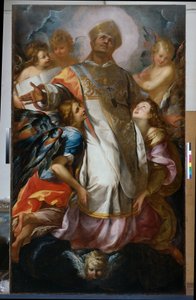 St Charles i ära av Giulio Cesare Procaccini