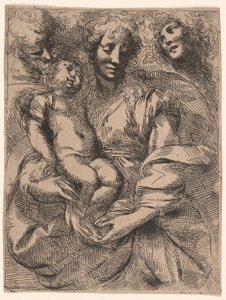 Den heliga familjen av Giulio Cesare Procaccini