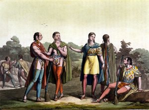 Indianerna i Kanada (acadianerna) i "The Ancient and Modern Costume""