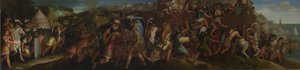 Attacken på Cartagena, efter 1566. av Giulio Licinio