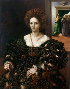 Margherita Paleologo (1510-66) av Giulio Romano