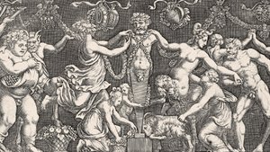Offer till Priapus, c.1540 av Giulio Romano