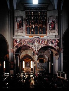 Utsikt över orgeln, 1546 (se 211854) av Giulio Taraschi