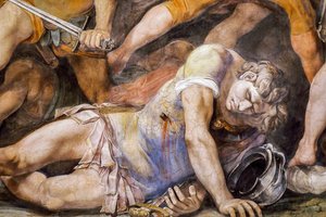 Strid mellan Horatii och Curiatii (detalj)