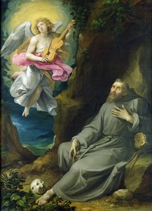 Den helige Franciskus av Assisis extas, ca 1593 (olja på duk) av Giuseppe Cesari