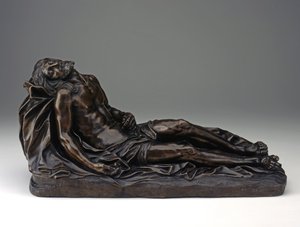 Avsatt Kristus, ca 1670-1680 (brons) av Giuseppe (attr.to) Mazzolini
