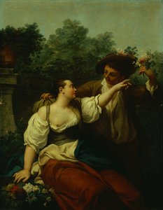 De fyra årstiderna av Giuseppe (circle of) Angeli