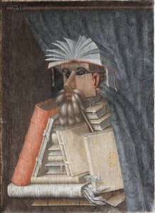 Bibliotekarien av Giuseppe Arcimboldo