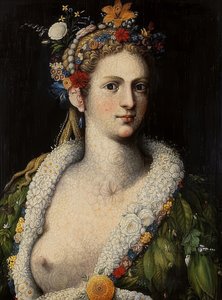 Den prostituerades flora Um 1590 av Giuseppe Arcimboldo