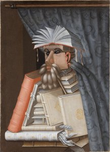 Bibliotekarien av Giuseppe Arcimboldo