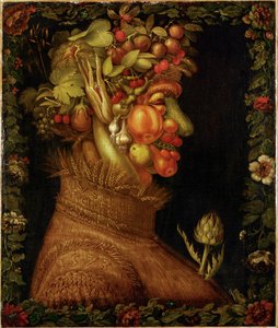Sommar, allegori... av Giuseppe Arcimboldo