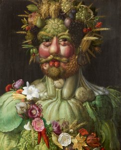 Vertumnus, porträtt, allegori av Giuseppe Arcimboldo