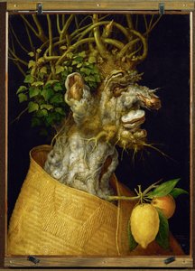 Vinter, allegori ... (lindved) av Giuseppe Arcimboldo
