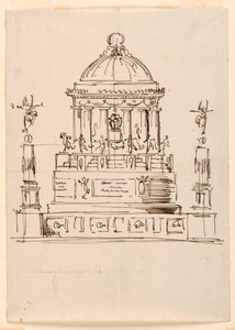 Design för ett monument av Giuseppe Barberi