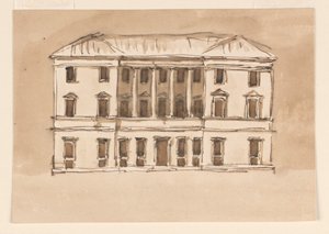 Höjd av en stadsherrgård av Giuseppe Barberi