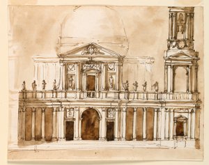 Höjd av en kyrka av Giuseppe Barberi