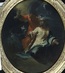 Kristus vid Oljeberget, ca 1730 (olja på duk)