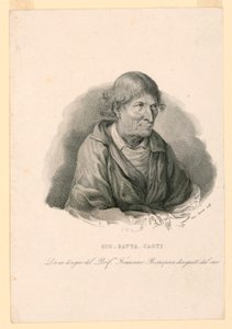 Porträtt av Giovanni Battista Casti (1721-1803) av Giuseppe Beretta
