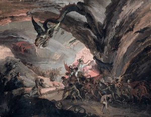 Pluto och en harlekin i helvetet