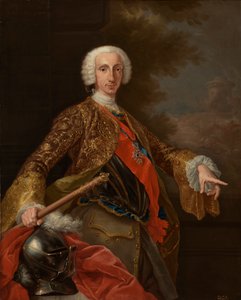 Porträtt av Karl (Carlos) III (1716-1788), roi d