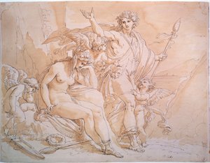 Bacchus och Ariadne, 1780-talet.