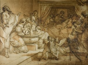 Jungfruns födelse av Giuseppe Cades