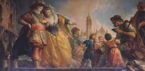 Berättelsen om Gualtiero, greve av Angers, av Giuseppe Cades (1750-1799)