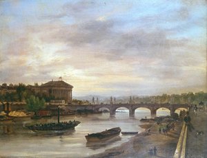 The Boat of St. Cloud före Concorde 1826 av Giuseppe Canella