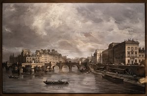 Utsikt över Pont Neuf av Giuseppe Canella
