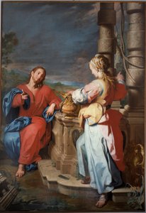 Jesus och samariten, ca 1722 (olja på duk) av Giuseppe Castiglione