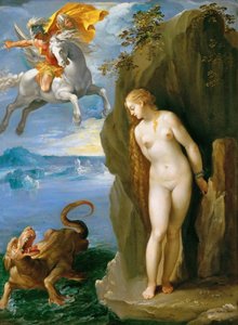 Tyska: Perseus befreit Andromeda Perseus och Andromeda av Giuseppe Cesari