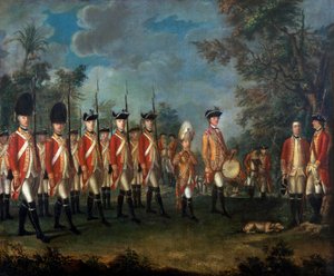 Lord George Lennox, överste vid 25th Regiment of Foot, ca 1771 (olja på duk) av Giuseppe Chiesa