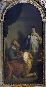 Isak välsignar Jakob, av Giuseppe Diotti