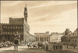 Piazza Signoria av Giuseppe Gherardi
