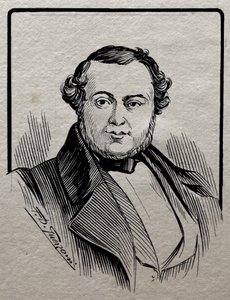 Porträtt av Saverio Mercadante (Altamura av Giuseppe Gozzini