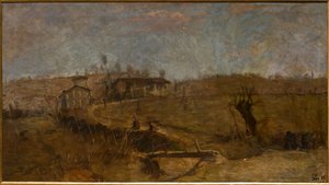 Savignano landskap av Giuseppe Graziosi