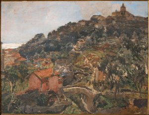 Sanremo (olja på plywood)
