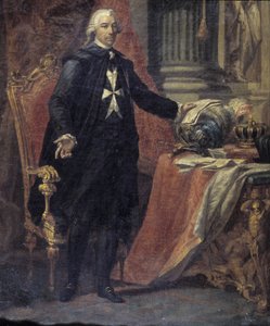 Porträtt av M. de Rohan av Giuseppe Grech (1755 - 1787). 14 x 11 cm. av Giuseppe Grech