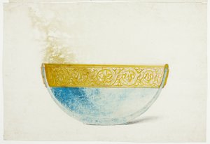 Dekorativ skål av Giuseppe Grisoni