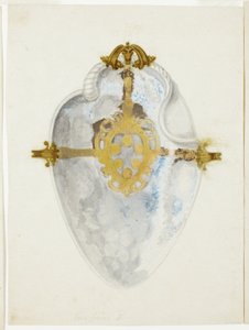 Översikt över skal med Medici-vapensköld av Giuseppe Grisoni