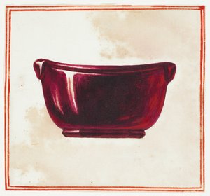 Lila skål av Giuseppe Grisoni