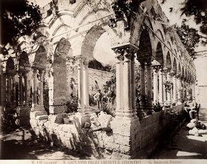 Klostret i kyrkan San Giovanni degli Eremiti i Palermo av Giuseppe Incorpora