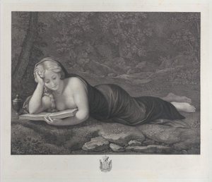 Maria Magdalena i ånger i öknen, ca. 1810.