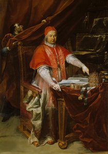 Porträtt av påven Benedikt XIV 1675-1758, 1740. av Giuseppe Maria Crespi