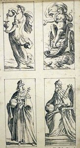 Tarotkort från 1600-talet av Giuseppe Maria Mitelli av Giuseppe Maria Mitelli