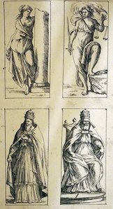Tarotkort från 1600-talet av Giuseppe Maria Mitelli av Giuseppe Maria Mitelli