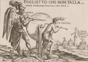En allegori om turkarnas förmögenheter, ca. 1692. av Giuseppe Maria Mitelli