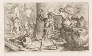 Geest van Creüsa verhitt aan Aeneas Aeneas tilltalas av bilden och skuggan av ihåligheten (titel på objekt) Omzwervingen van Aeneas (serietitel) L