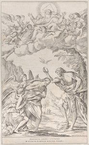 Platta 8: Kristi dop, 1678. av Giuseppe Maria Mitelli